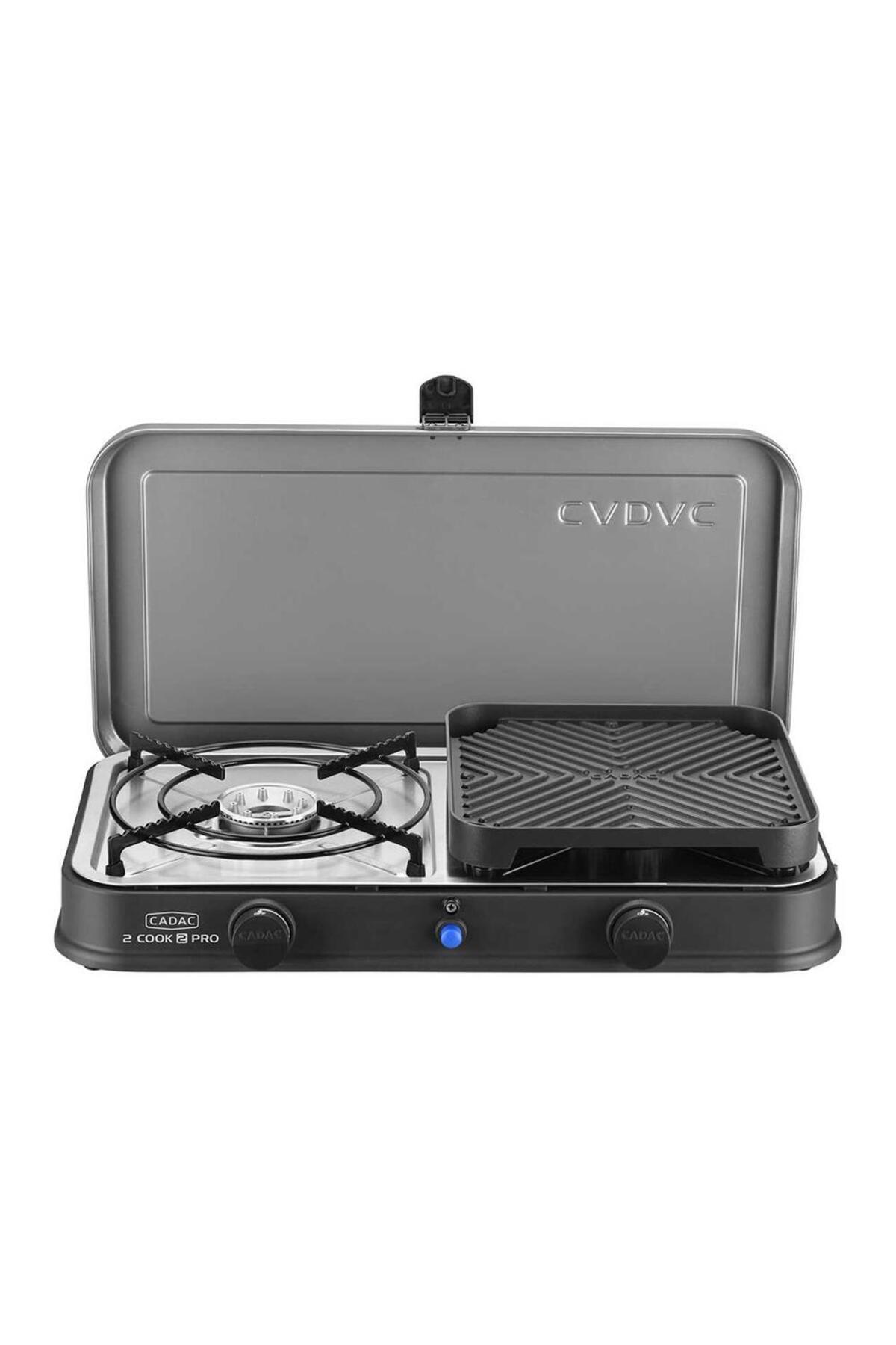 加温機2台セット Cadac Cook 2 Pro Deluxe Karavan 2'li Gazlı Ocak BBQ & Izgara