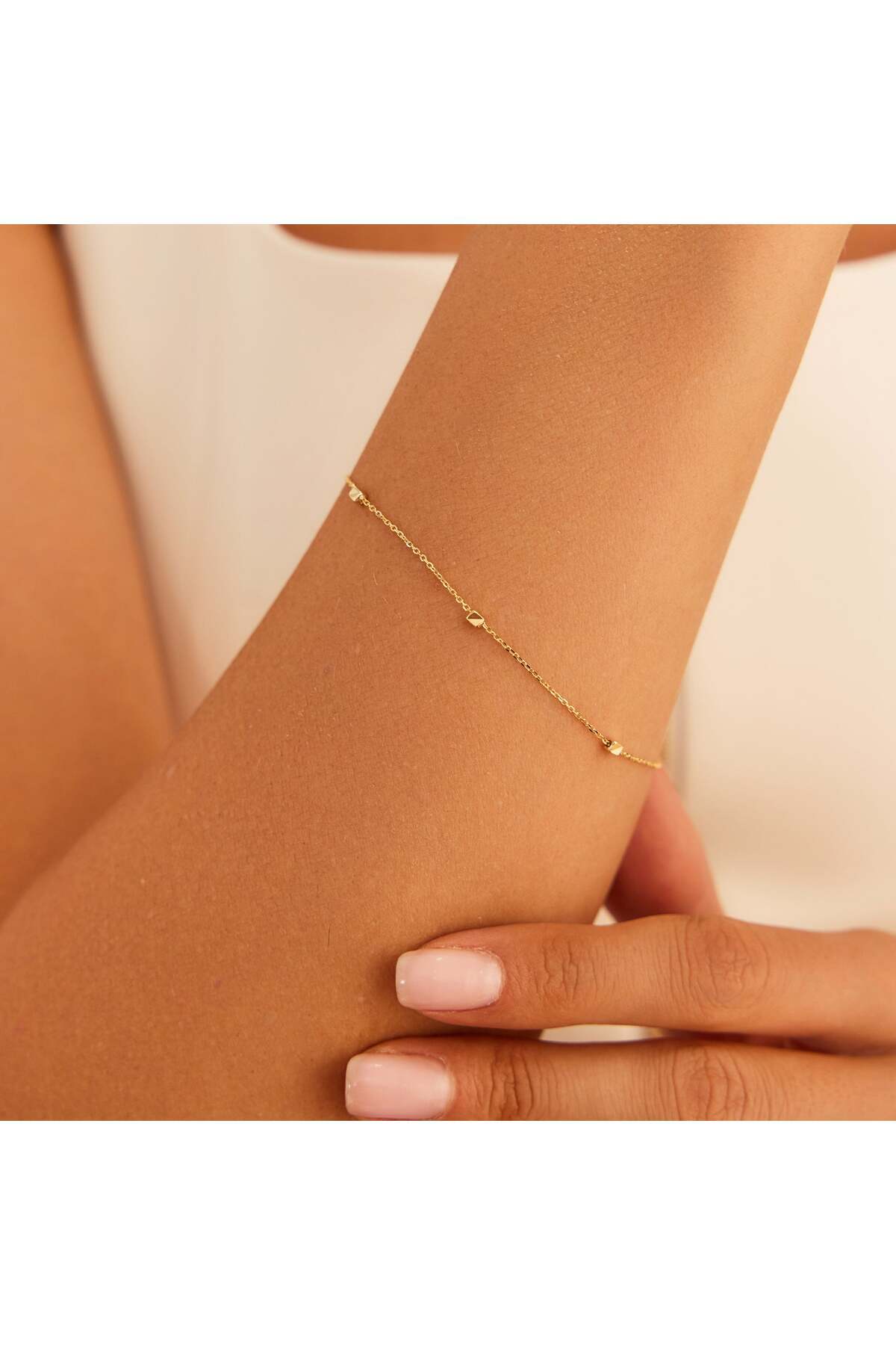 Bordo Kuyumculuk 14 Ayar Altın Küp Bileklik