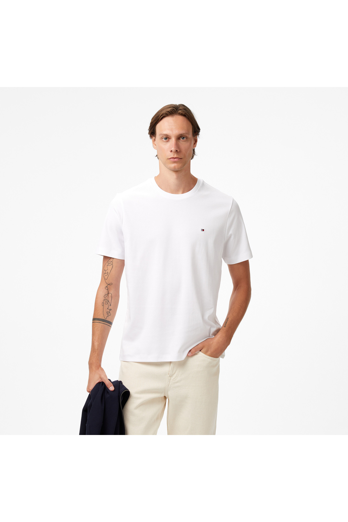 تامی هیلفیگر تی شرت مردانه طرح Elevated Essentials