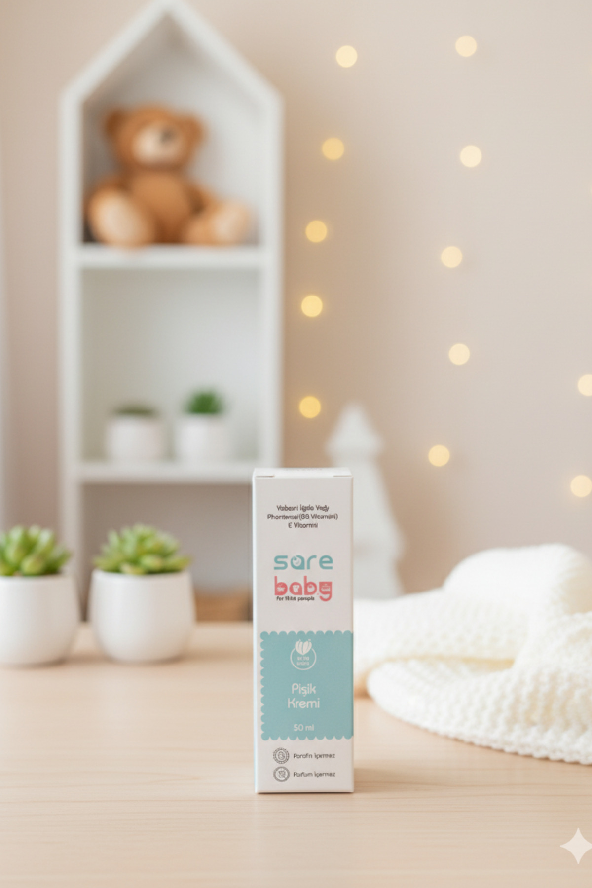 Sarebaby Bebek Pişik Kremi %100 Doğal 50 ml fotoğrafı 6 (önizleme)