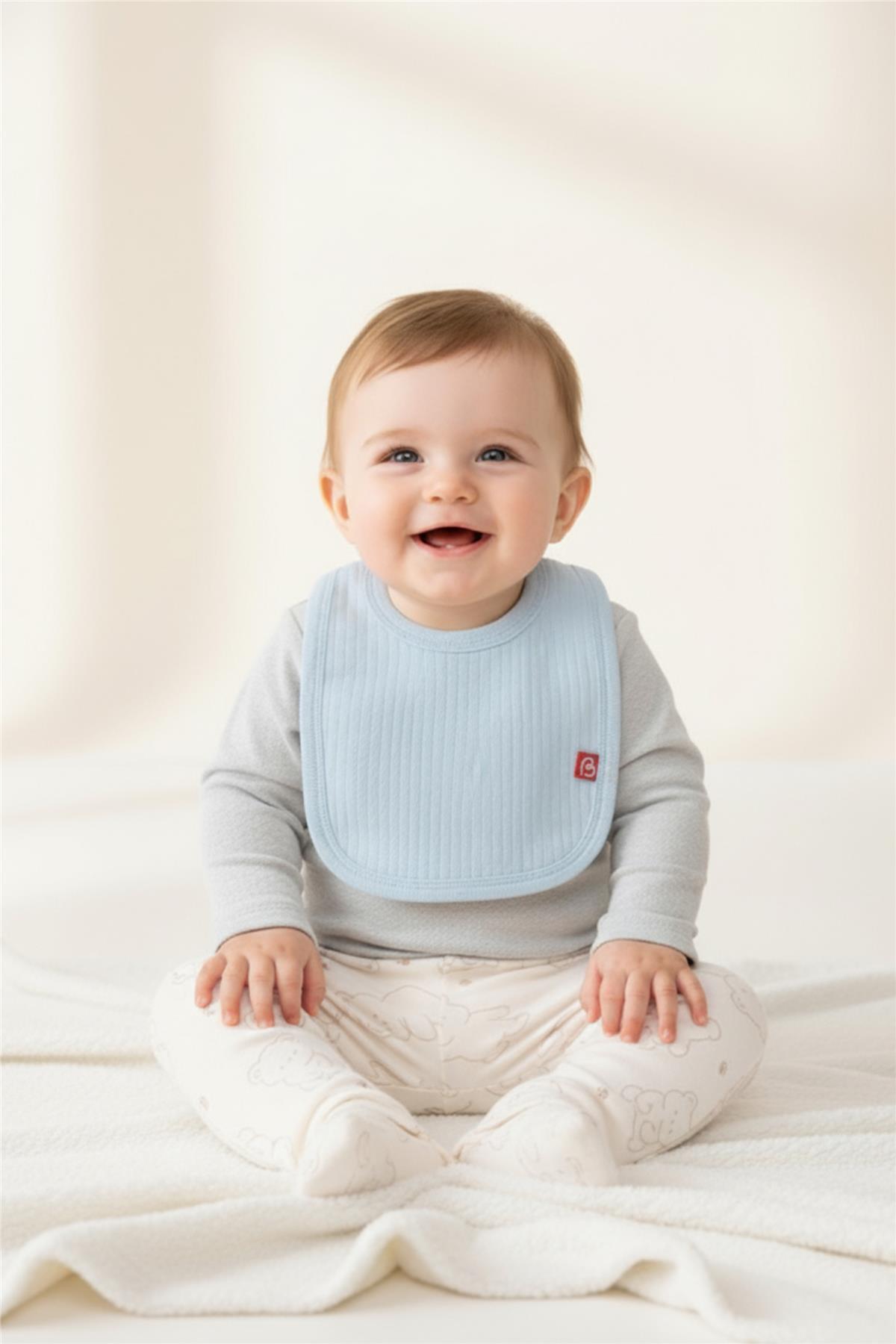 Bebetto SIVAMALI ÖNLÜK 3LÜ (CUTE BEAR) MAVİ fotoğrafı 5 (önizleme)