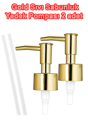 betonmall Gold Sıvı Sabunluk Pompası | Şampuan, Duş Jeli ve Losyon Şişeleri İ...