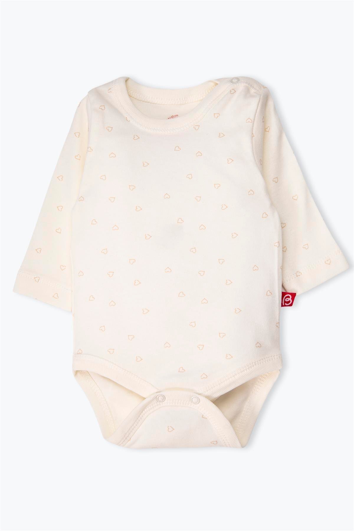 Bebetto UZUN KOLLU BODY 3LÜ (CUTE BUNNY) BEJ fotoğrafı 2 (önizleme)