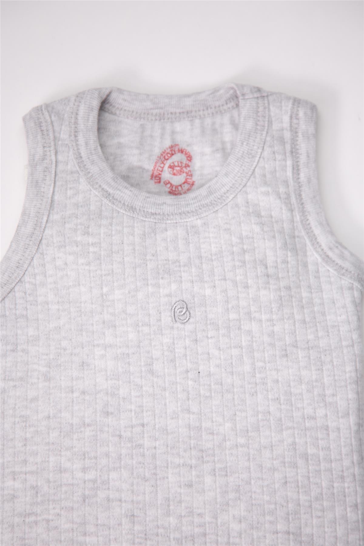 Bebetto ATLET BODY 3LÜ (CUTE BEAR) GRİ MELANJ fotoğrafı 5 (önizleme)