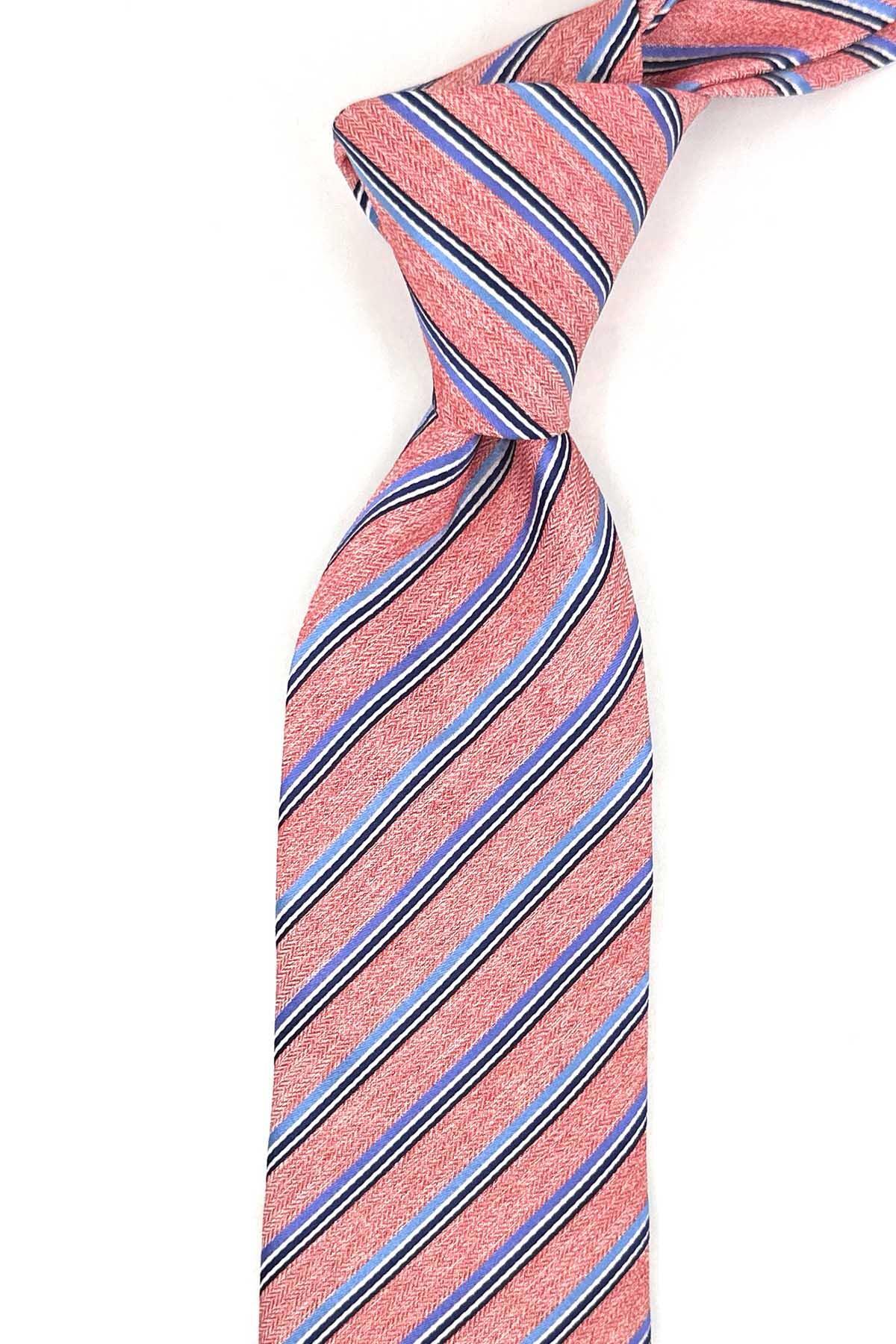  کراوات ابریشمی ایتالیایی طرح شکوفه انار مدل Tolla مدل IK2106