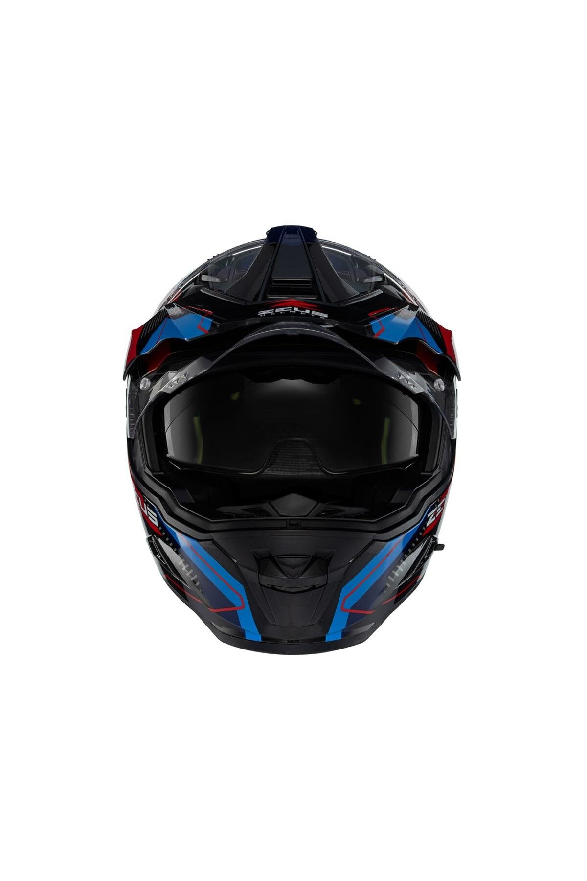 ZEUS ZS-913 BK19P Black Red Blue Kapalı Kask - Fiyatı, Yorumları