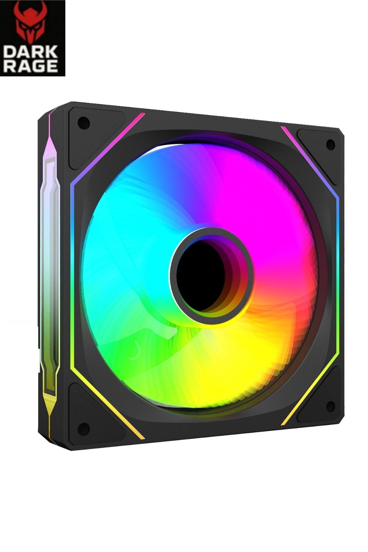 Sarftech Darkrage Siyah 120MM 6 Pin RGB Fan 850-1150RPM RGB Fan Kasa Fanı Siyah