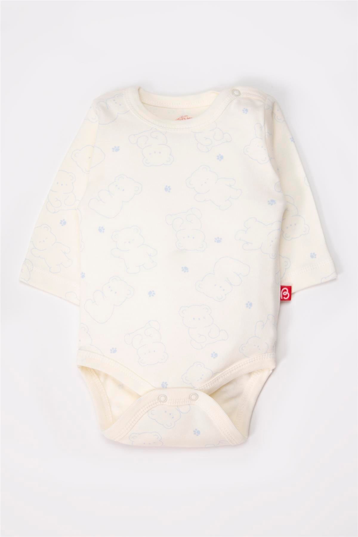 Bebetto UZUN KOLLU BODY 3LÜ (CUTE BEAR) MAVİ fotoğrafı 4 (önizleme)