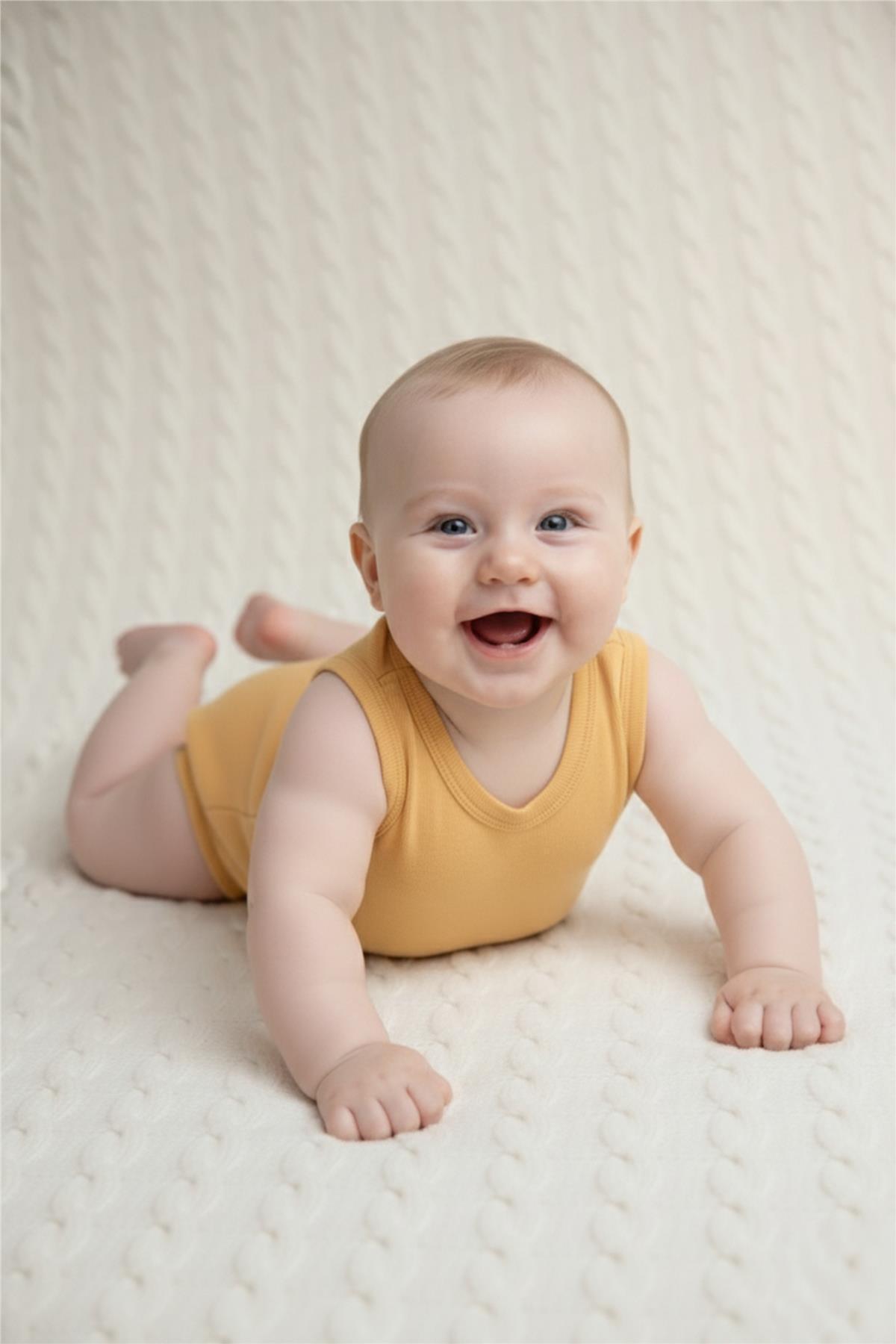 Bebetto ATLET BODY 5Lİ (ALWAYS 40/1 İNTERLOK) HARDAL fotoğrafı 4 (önizleme)