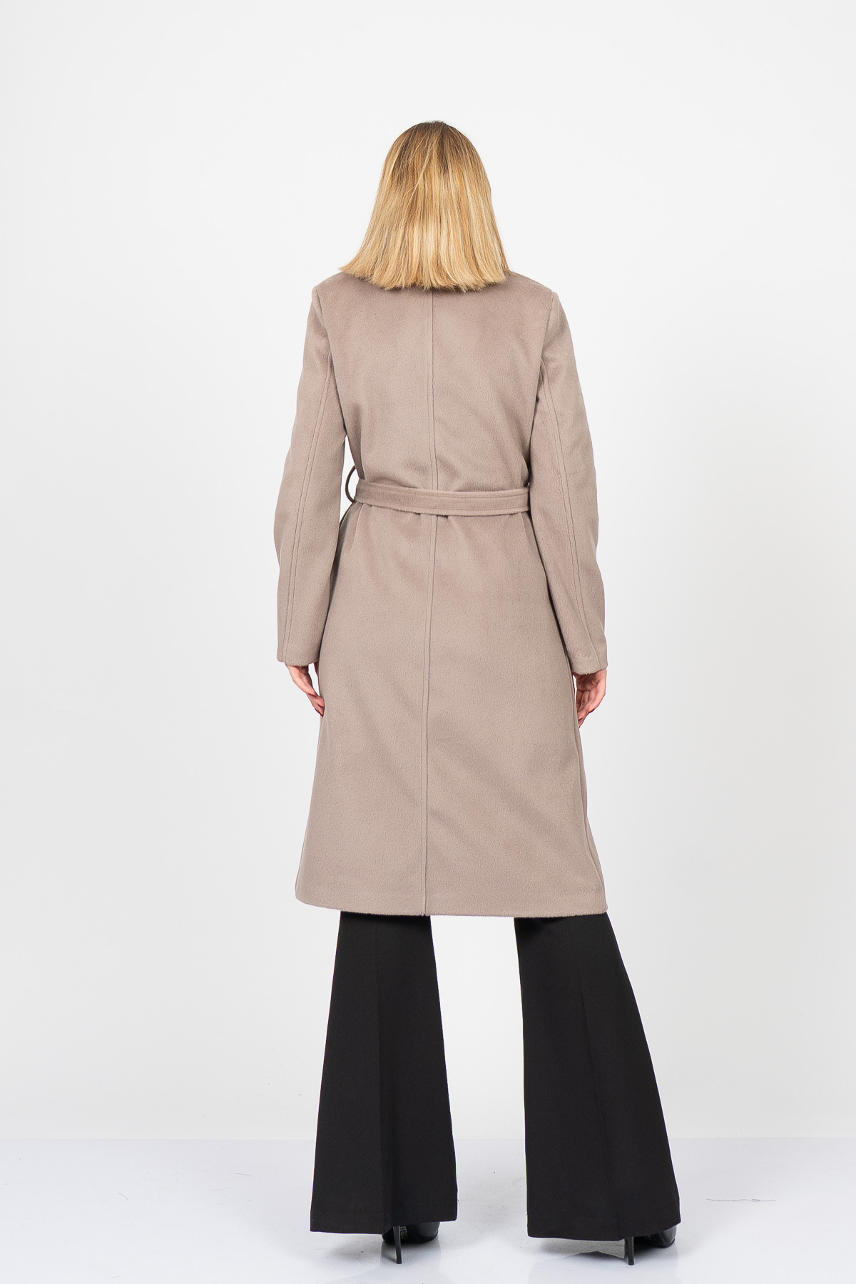 MissVina  CozyLuxe Belted Long Wool Coat – 2627 - Görsel 8