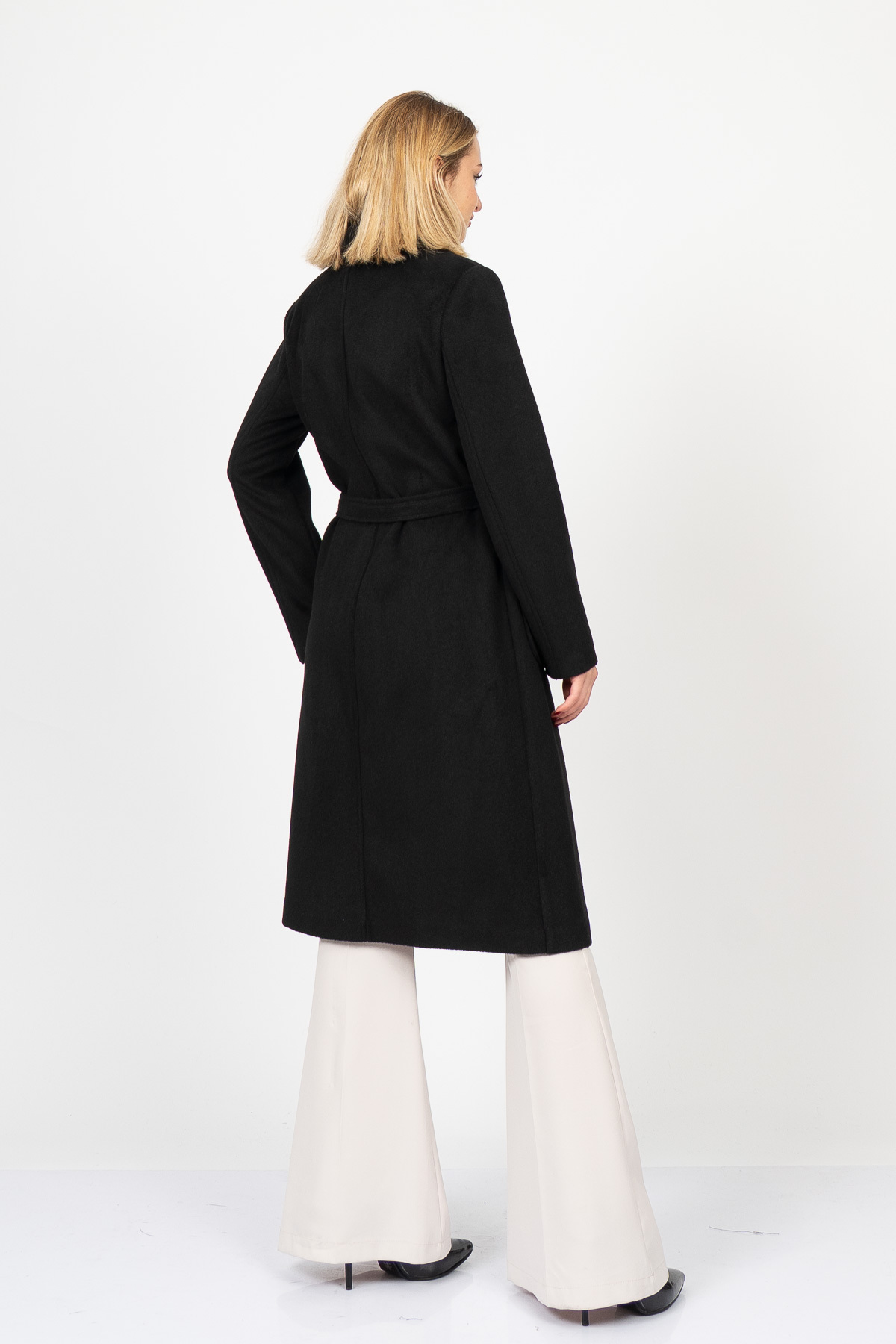 MissVina  CozyLuxe Belted Long Wool Coat – 2627 - Görsel 5
