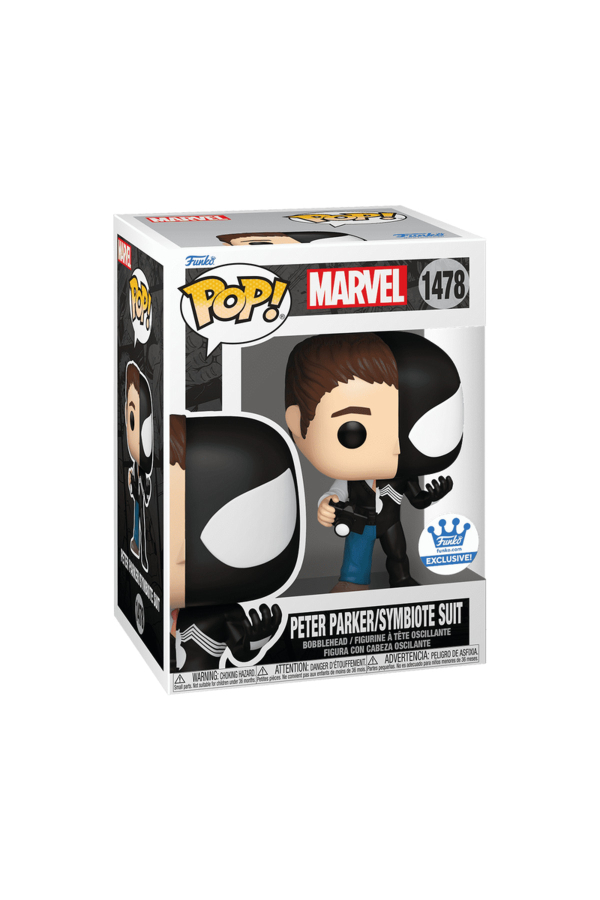 Funko Pop! Marvel #1478 Peter Parker/Symbiote Suit Vinyl