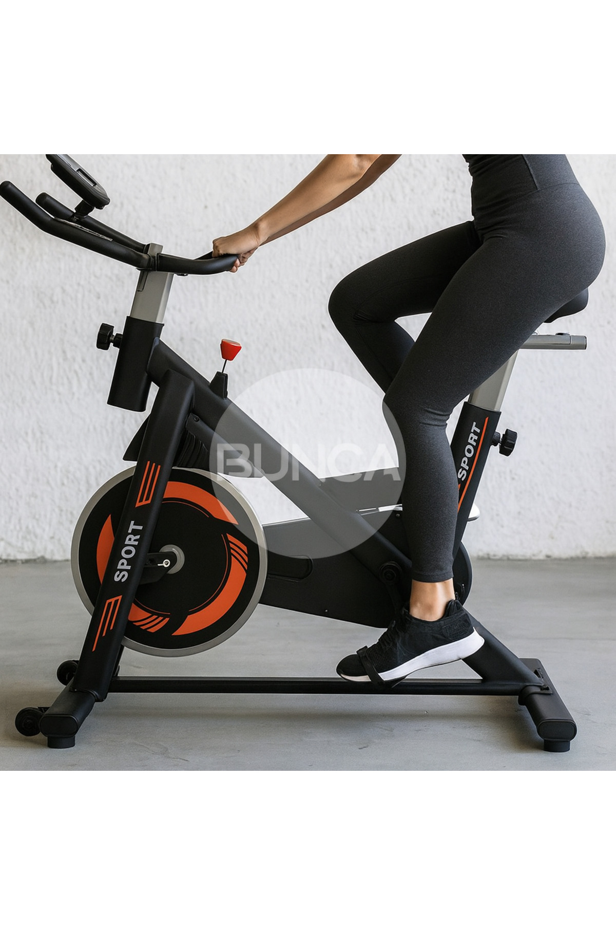 🚴‍♂️ دراجة تمارين هوائية ثابتة 8 مستويات مقاومة موديل LJJ-706 للمنزل