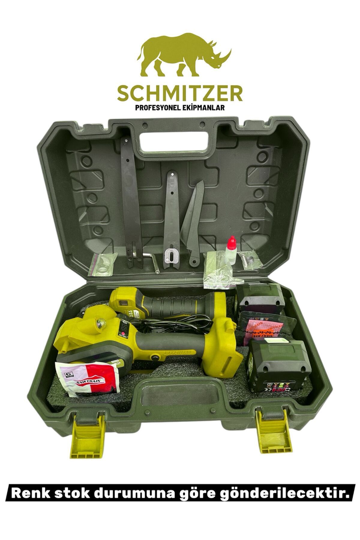 mmsr様 2枚セット SCHMITZER 2'Li Pro Set 21V Çelik Şanzuman 2 Pala ve Zincir Şarjlı