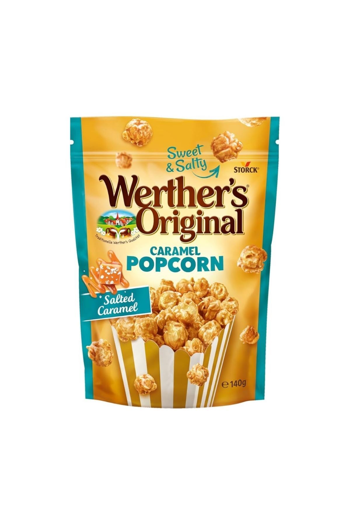 Storck Werther’s Original Caramel Popcorn Salted 140g – Tuzlu Karamelli Mısır