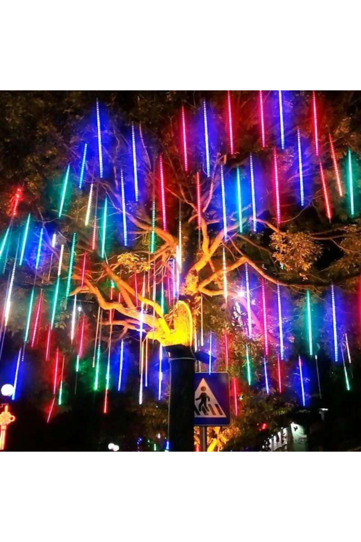 TTT Solar Meteor Tüp Bahçe Dış Mekan Aydınlatma LED 8 Adet