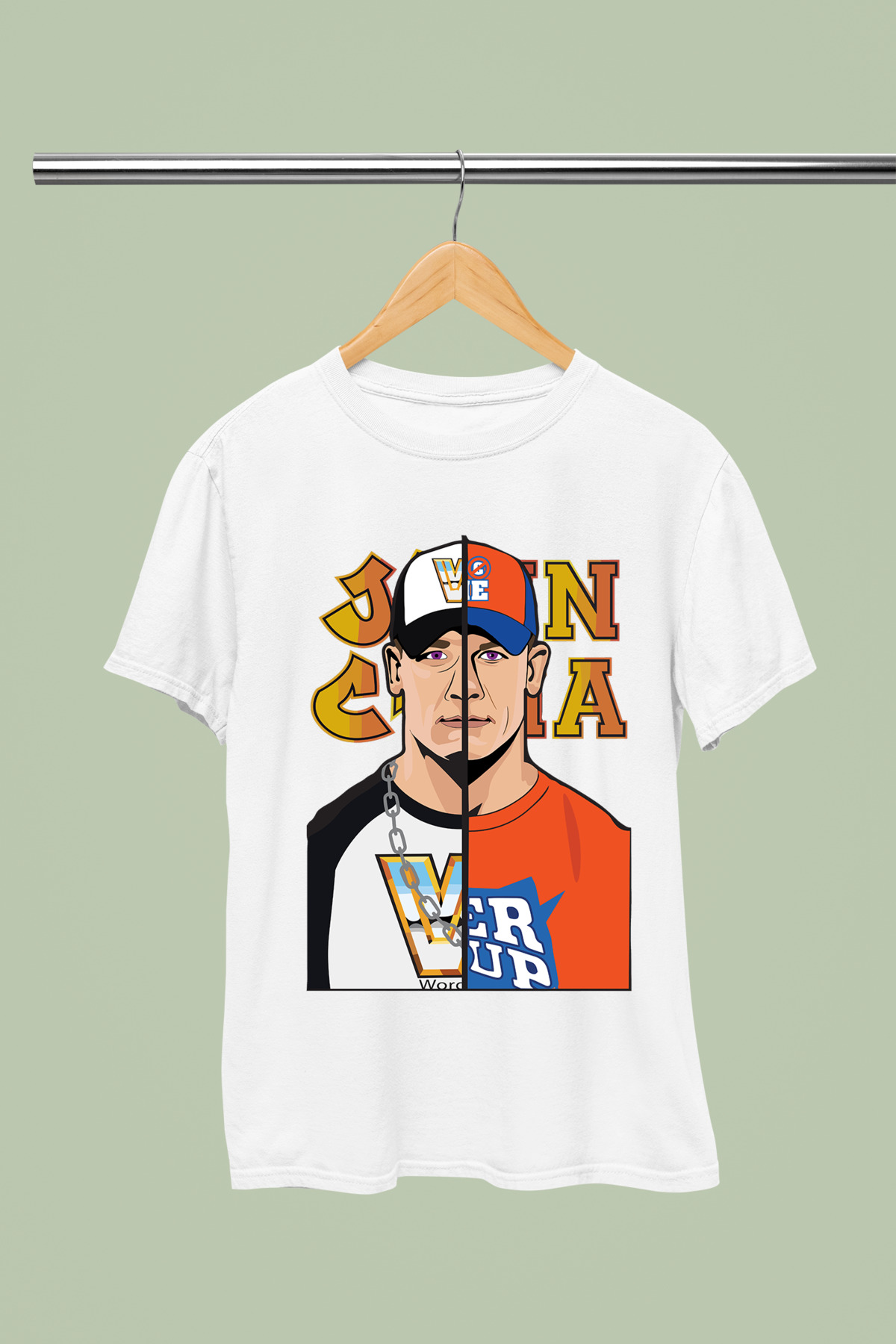 JOHN CENA WWE PRINTED COTTON SHORT SLEEVE YOUNG AND CHILD TSHIRT