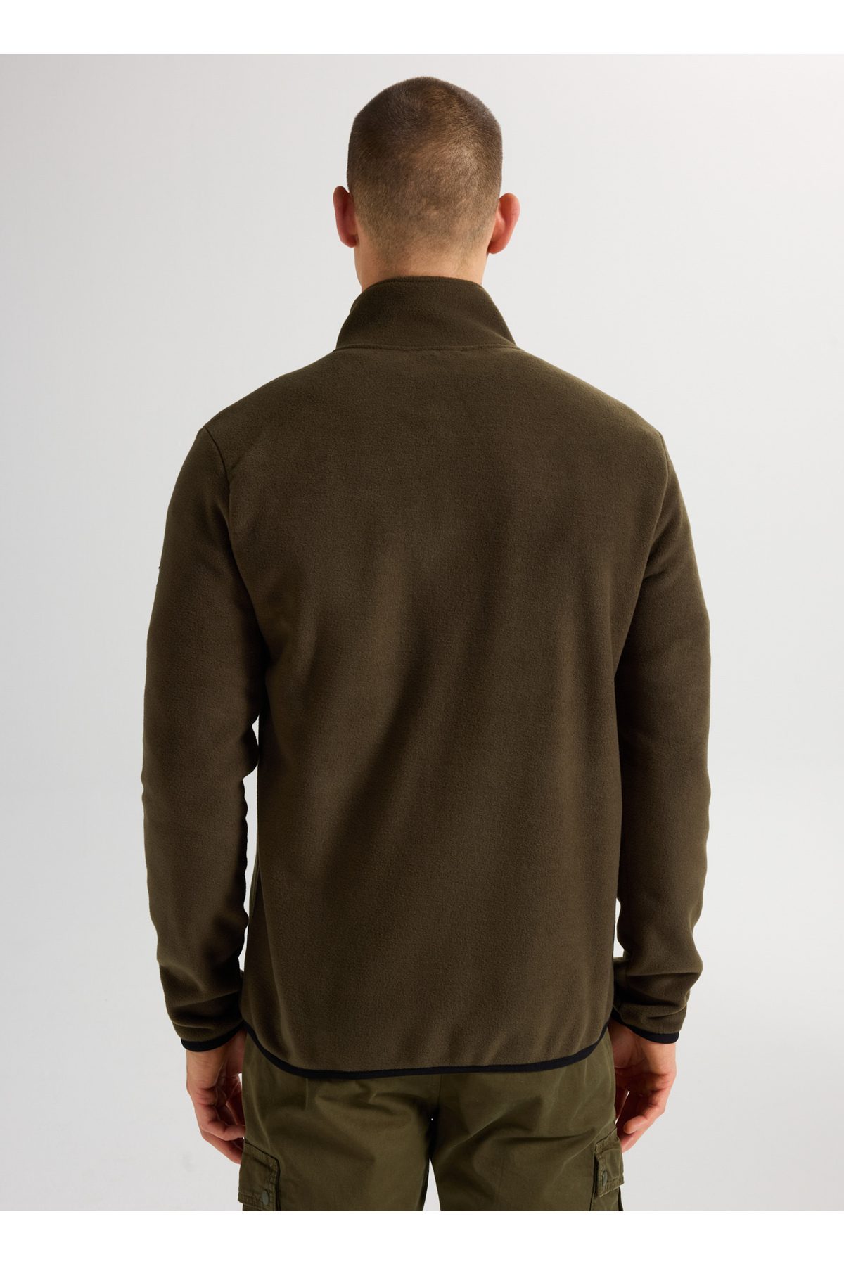JEEP Polar Sweatshırt, M, Haki görsel 5