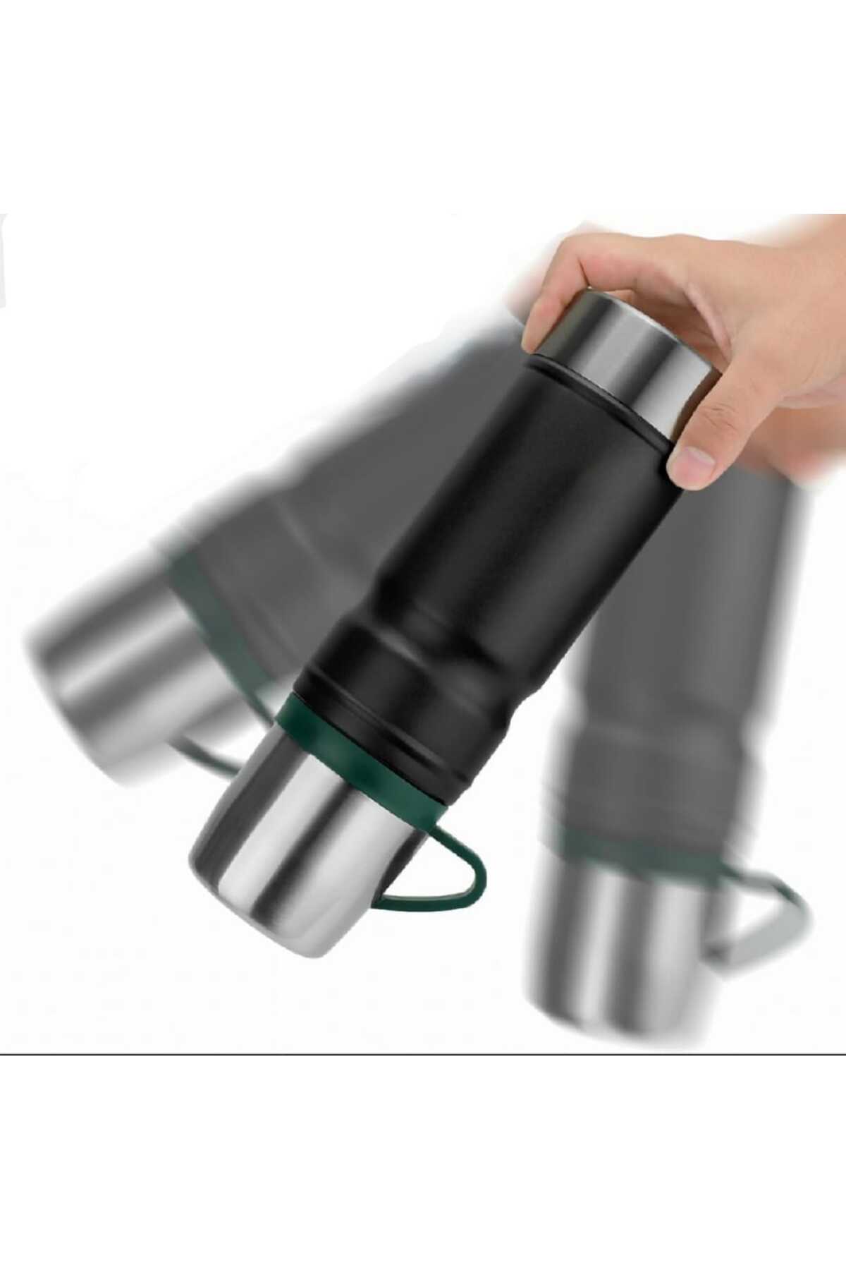LİBE Paslanmaz Çelik Vakumlu Matara Termos (Bardaklı) 680 ML fotoğrafı 3 (önizleme)