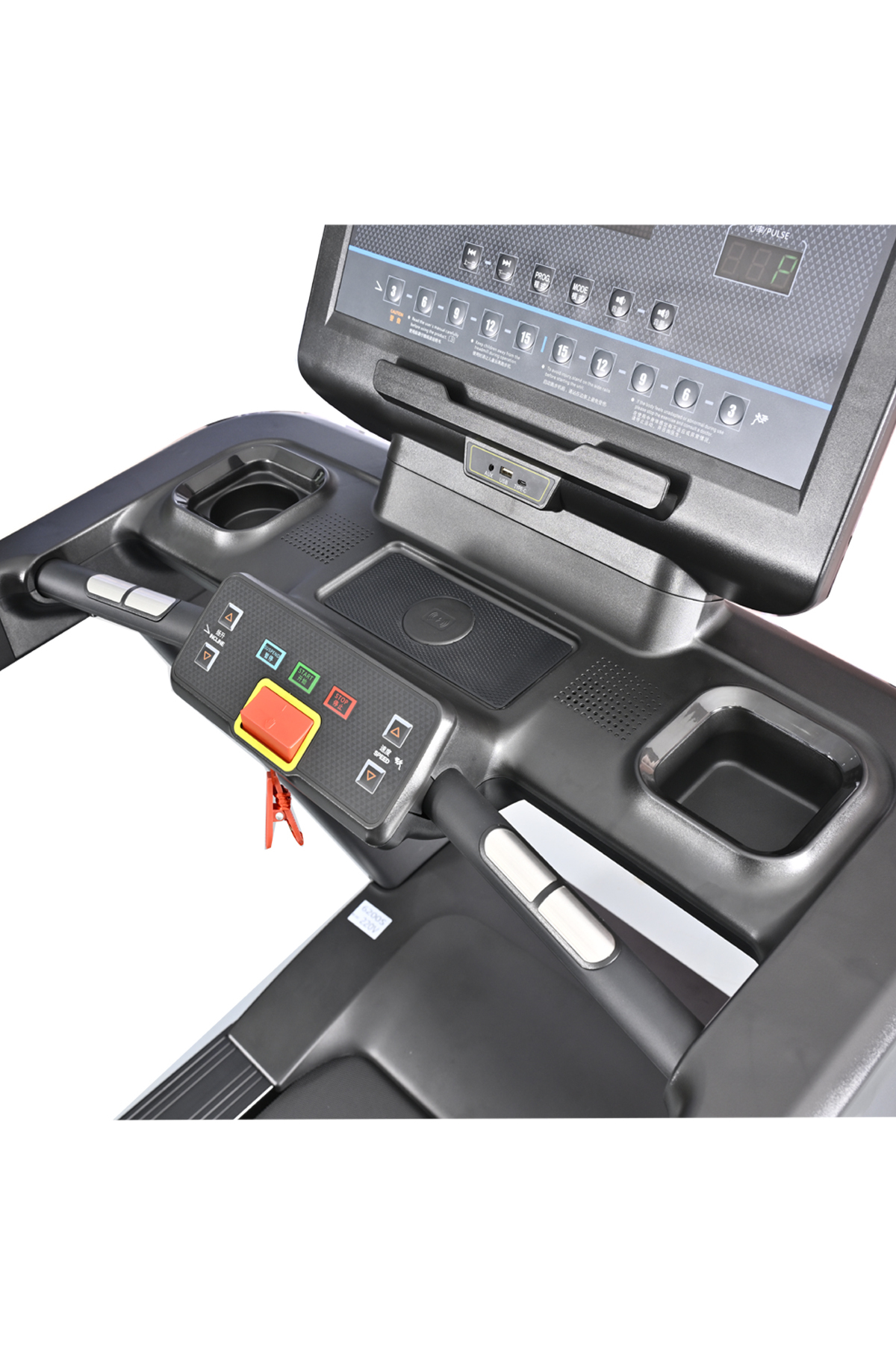 سير جري احترافي 5 حصان تحمل 180 كجم ميل 15% سرعة 24 كم/س مساحة جري 58 × 153سم,12 برنامج رياضي,6200S