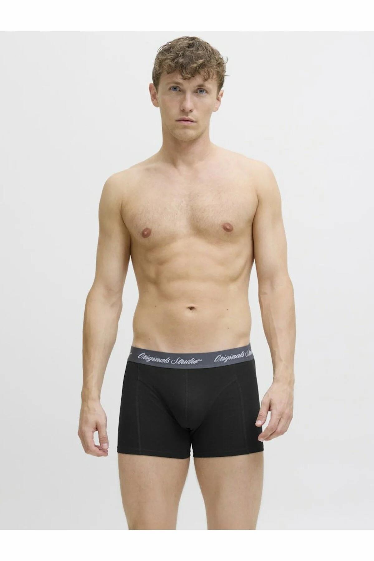 باکسر مردانه راسته فاق نرمال | جک اند جونز Jack & Jones 12287141 - تصویر 4