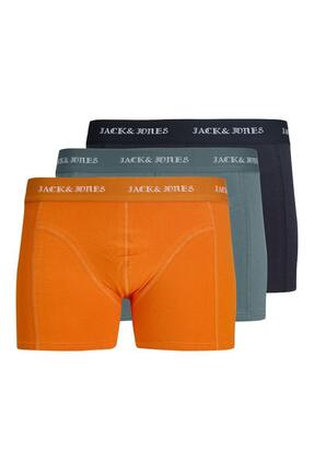 Jack & Jones Jack Jones Mıles Solıd 3 Lü Paket Erkek Boxer 12281994