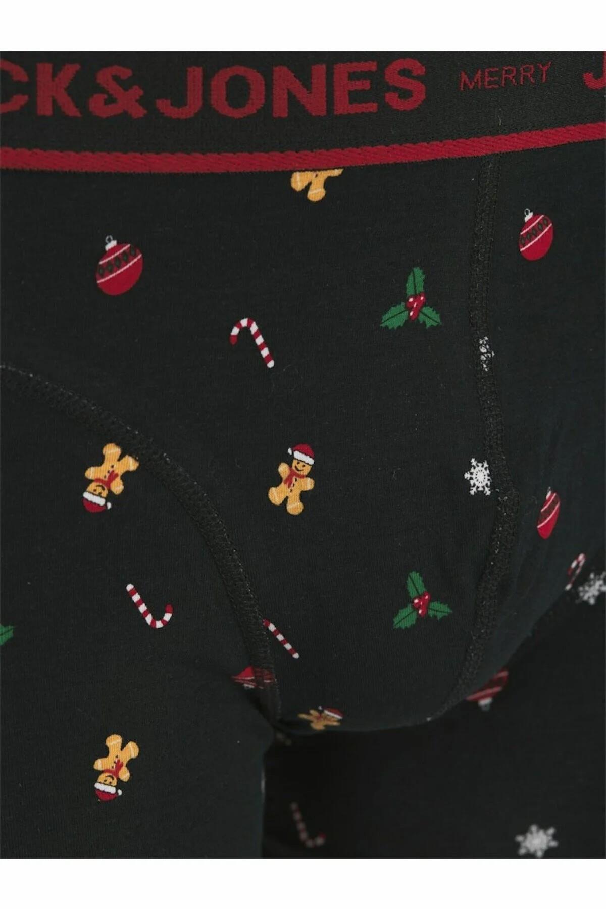 باکسر مردانه طرح دار فاق نرمال | جک اند جونز Jack & Jones 12285134 - تصویر 7