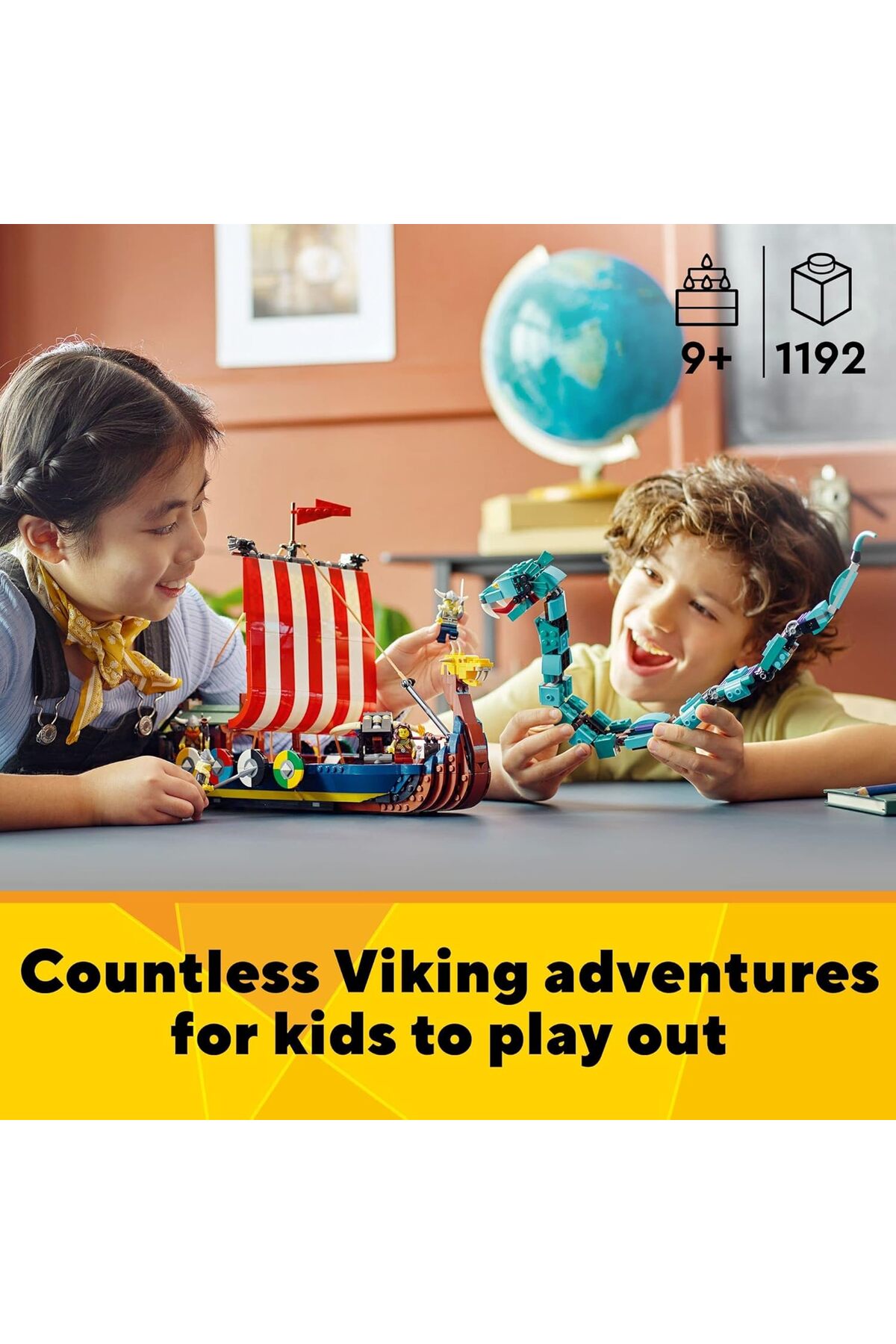 کشتی وایکینگ ۳ در ۱ کریتور و مار میدگارد ۳۱۱۳۲