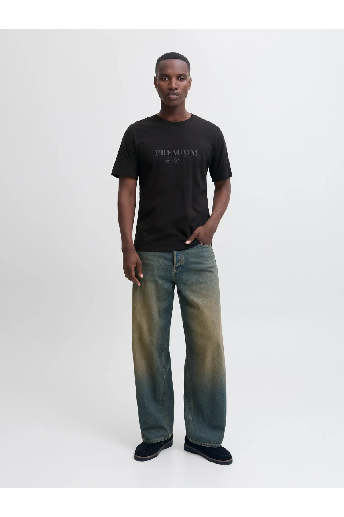 تیشرت مردانه راسته آستین کوتاه | جک اند جونز Jack & Jones 12291945 - تصویر 5