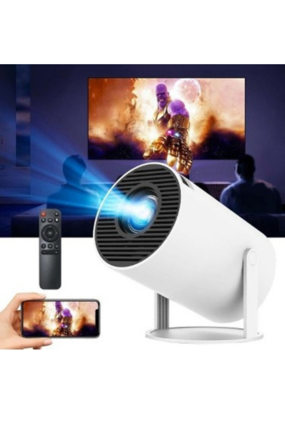 NEWRO Hy300 pro kablosuz taşınabilir projeksiyon