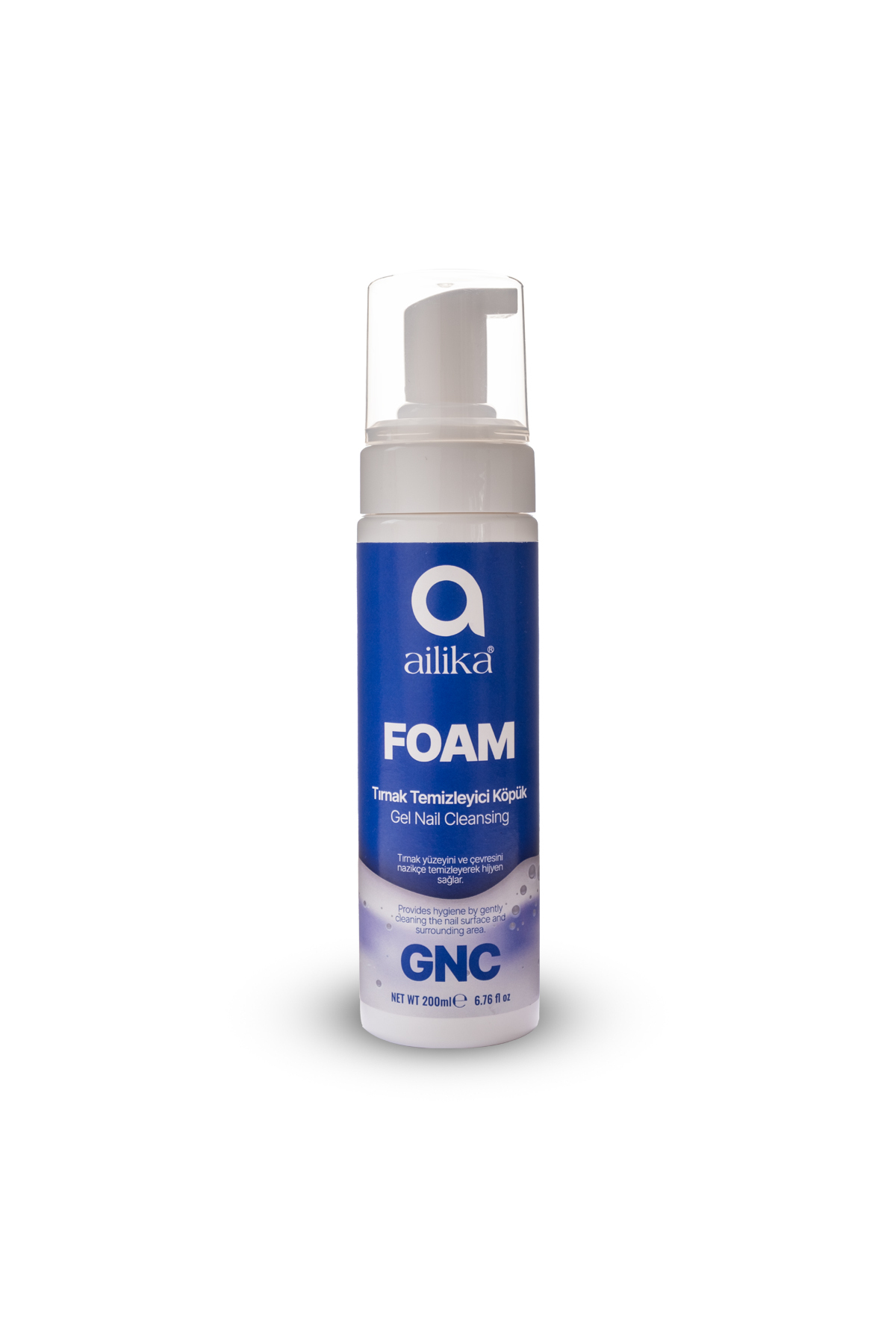 Protez Tırnak Temizleme Manikür Köpüğü Foam 200ml — سفید AilikaFOAM — تصویر 5 از 5