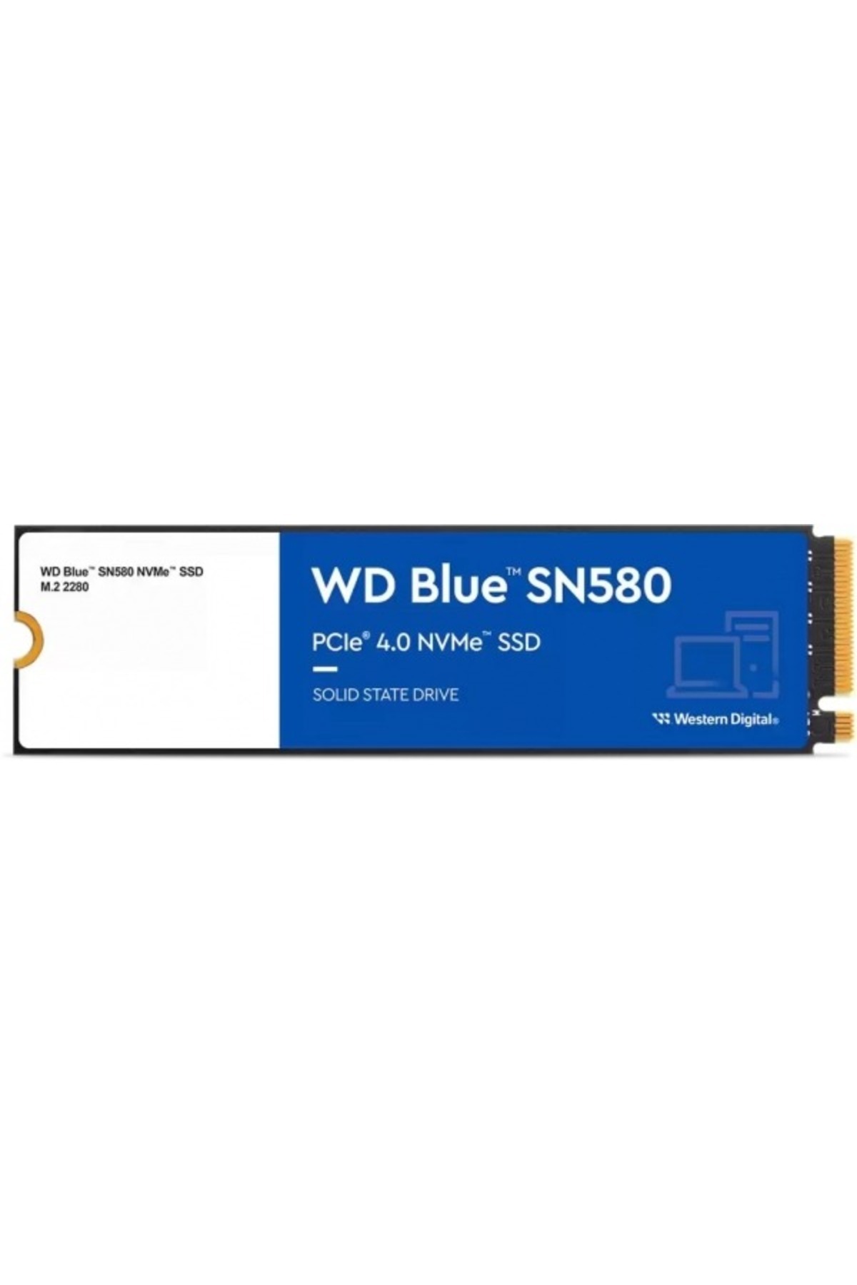 ystekno WD Blue SN580 2TB PCIe 4.0 x4 NVMe 4150/4150/MB/S Ssd Disk WDS200T3B0E