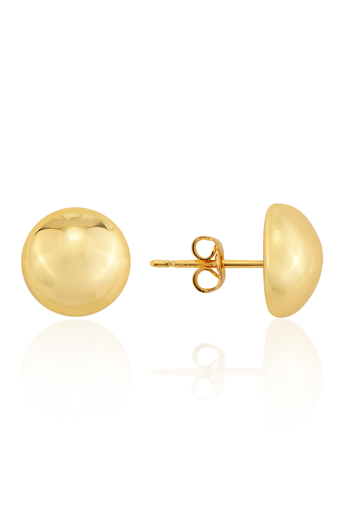 Shiny Curved Model Stainless Steel Earrings – Plating Does Not tarnish