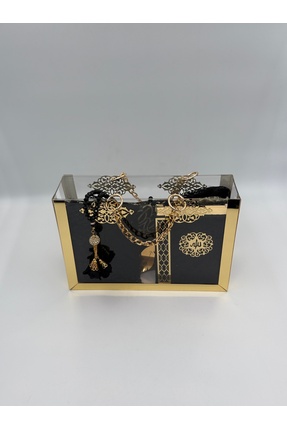 Uğurlu Hac çeyizlik set lüx pleksi çanta kuran seti