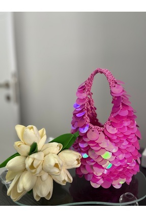 BAGS Pullu abiye çanta