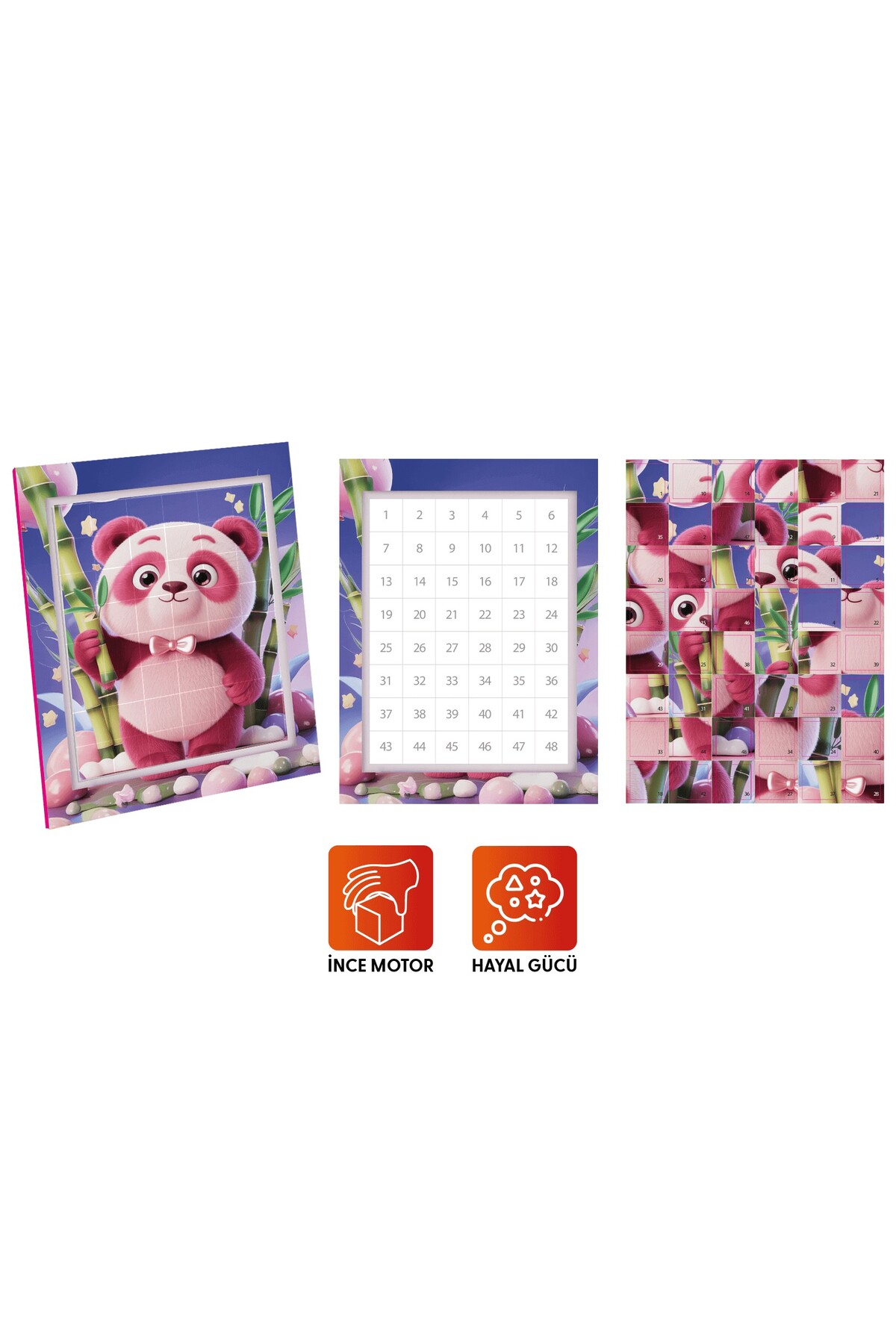 Playever Sticker Puzzle - Kawaii, Çıkartmalı Yapboz Etkinlik Kitabı fotoğrafı 3 (önizleme)