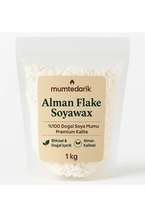 MUMTEDARİK Alman Soya Wax Flake Yaprak Beyaz 1 KG