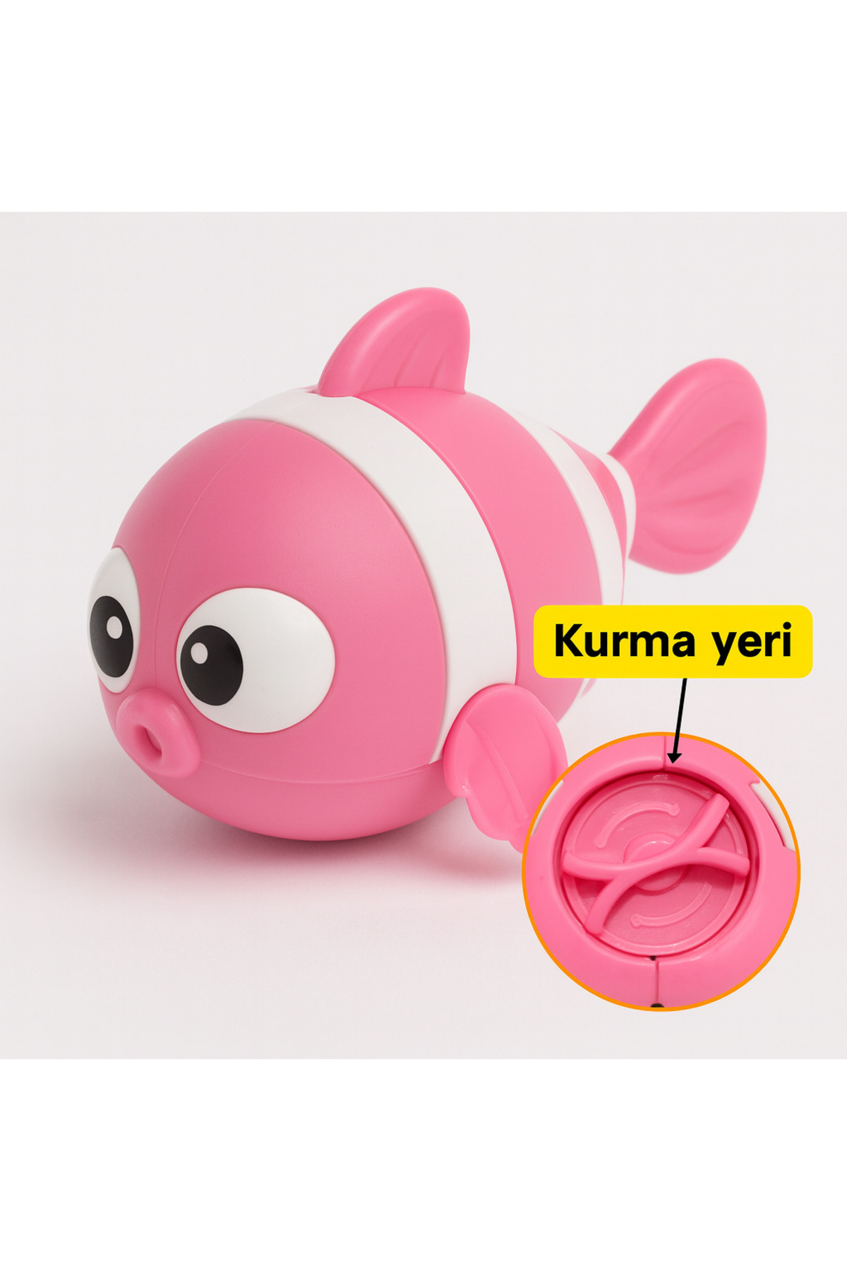 MİNGODAN Banyo Oyuncağı Yüzen Balık Kurmalı Suya Dayanıklı Eğlenceli Yüzme Oyuncağı fotoğrafı 4 (önizleme)