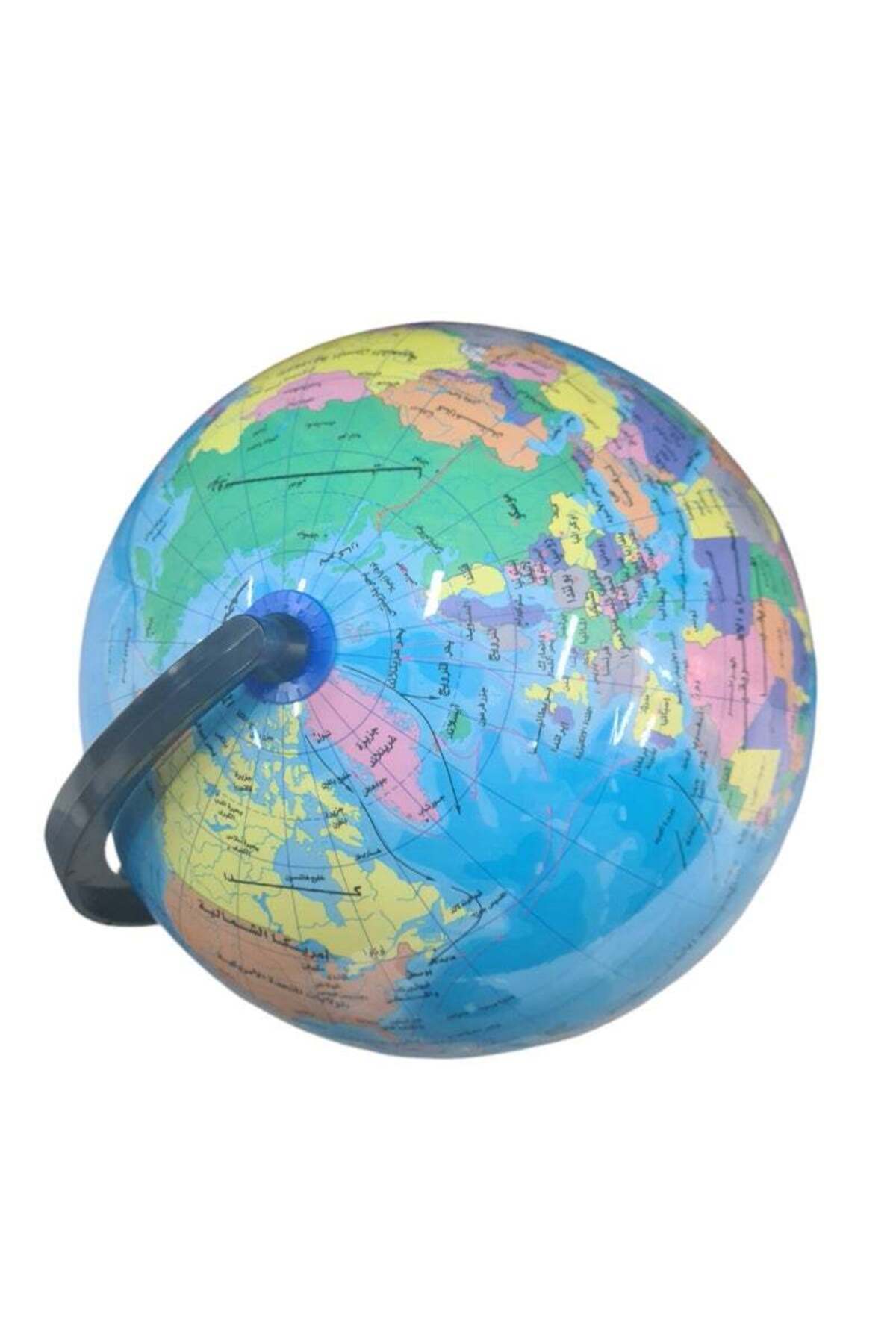 گروه کره زمین از الیاف با کیفیت بالا به همراه پایه با اعداد عربی