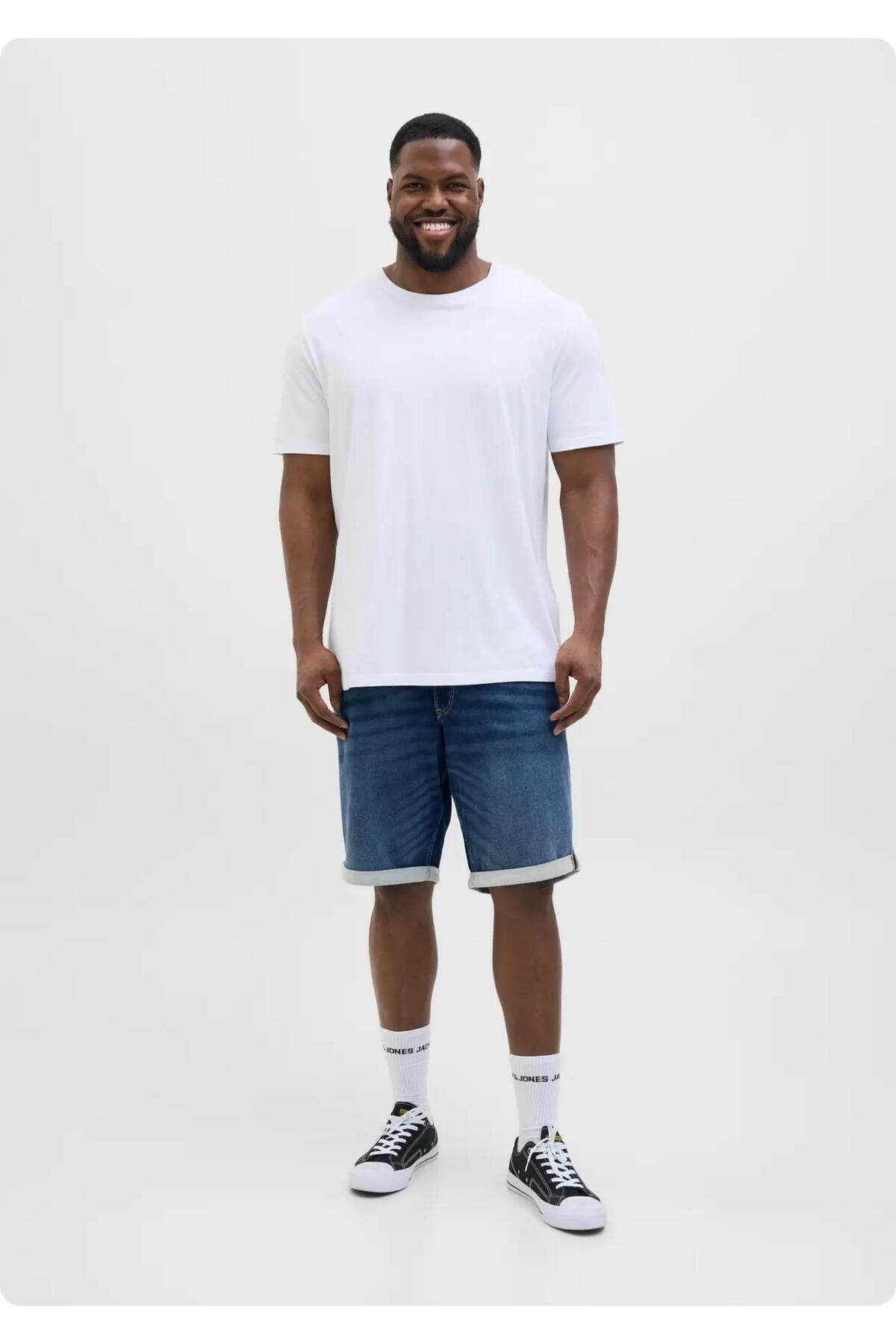شلوارک مردانه راسته فاق نرمال | جک اند جونز Jack & Jones 6YESHBS37317 - تصویر 3