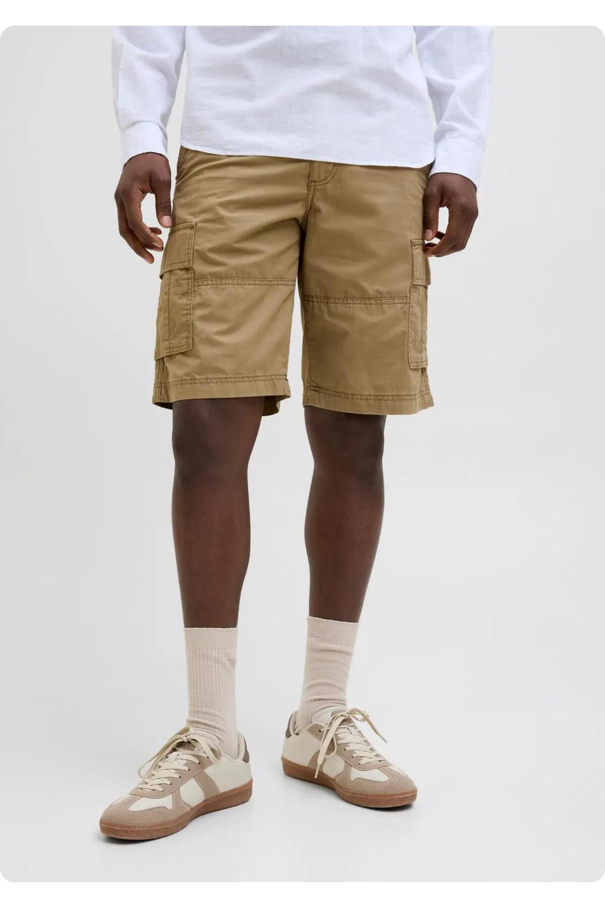 شلوارک مردانه راسته فاق نرمال | جک اند جونز Jack & Jones 5YESHBS36733 - تصویر 4