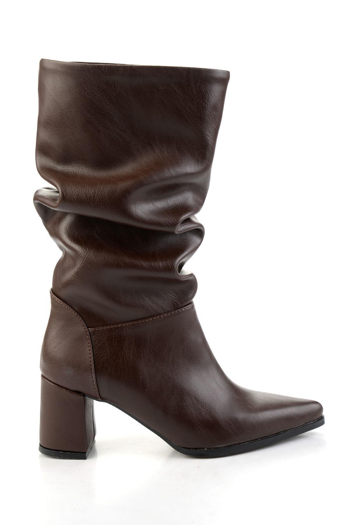 Bambi  Kahve Kadın Çizme K03138060309