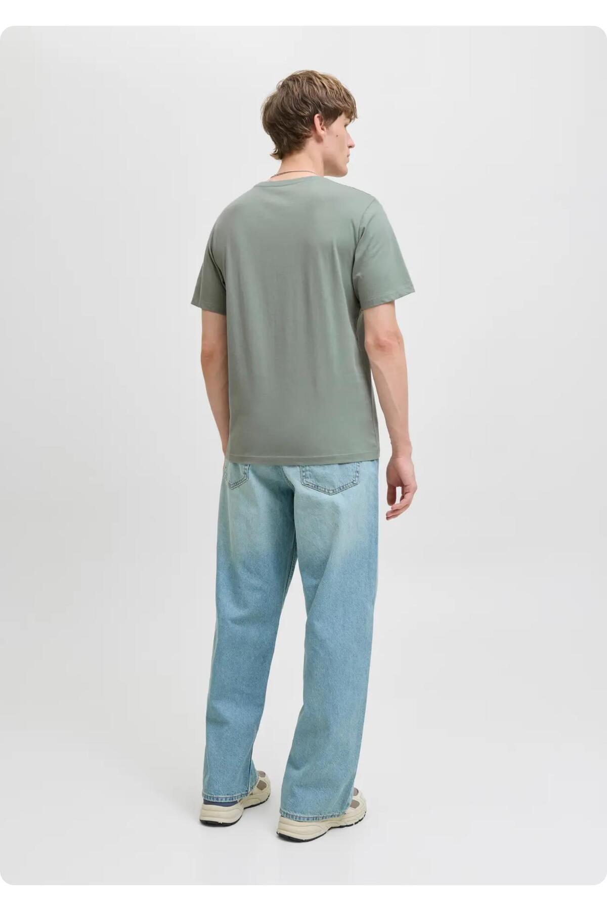 تیشرت مردانه طرح دار آستین کوتاه | جک اند جونز Jack & Jones 6YETSBS37319 - تصویر 3
