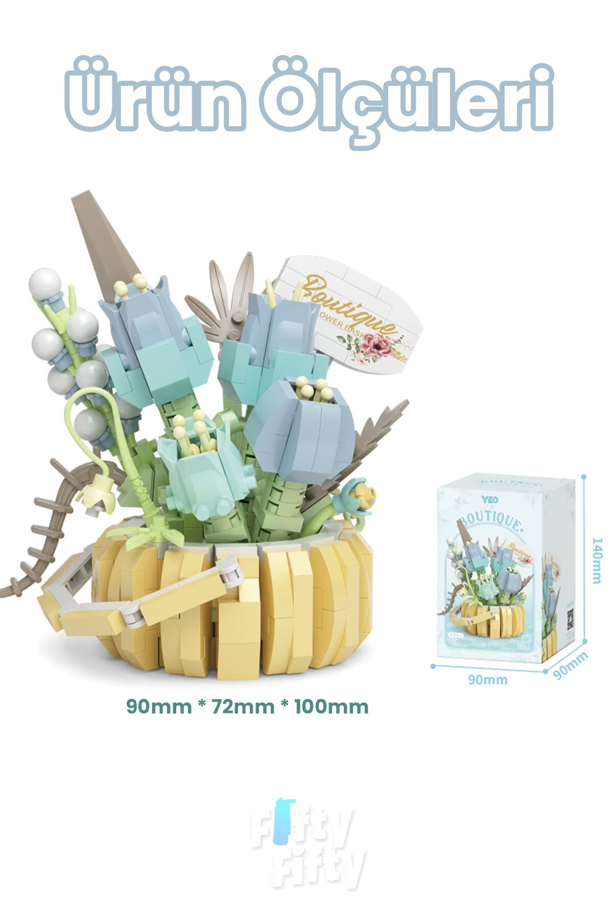 مجموعه بوتیک پانلوس: دستهگل کوچک ۵۲۹ قطعهای، مجموعه ساختنی اسباببازی – Ffp1092