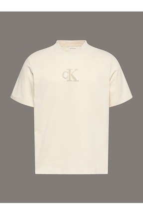 Calvin Klein SS GIFT GIVING 20S EASY TEE Beyaz Erkek T-Shirt