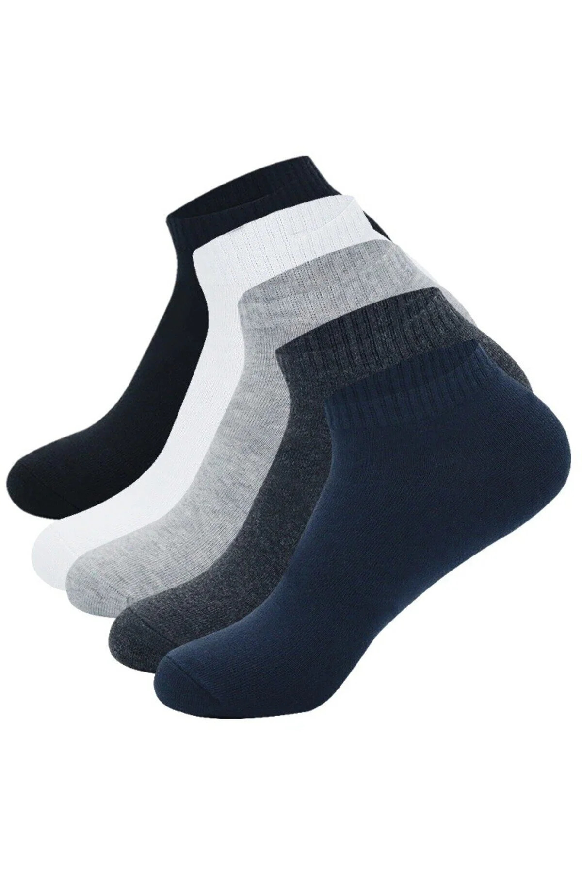 ÇORAP GROSS  Erkek Penye Patik Çorap Asortili Renkler 1 Çift