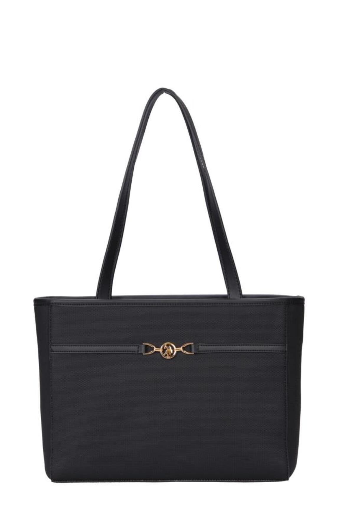 یو اس پولو کیف زنانه طرح کراس بادی مشکی US25233