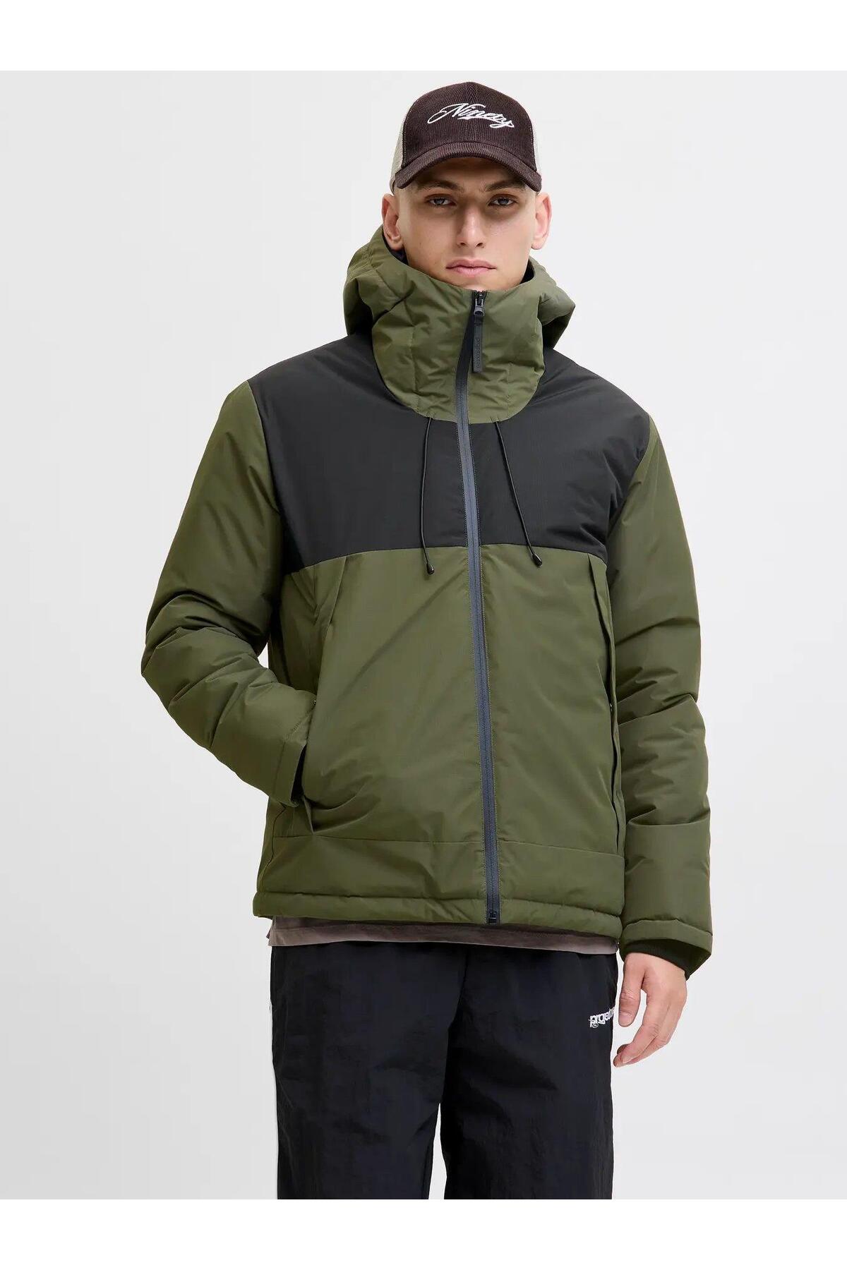 کت مردانه راسته آستین بلند | جک اند جونز Jack & Jones 12285586-GR - تصویر 4