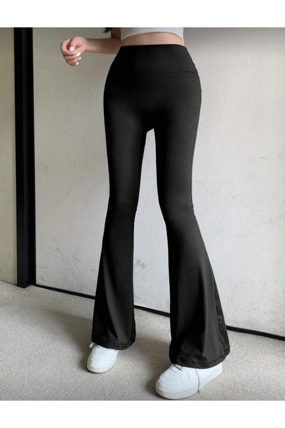 FİT WOMEN YÜKSEK BEL TOPARLAYICI İSPANYOL PAÇA TAYT