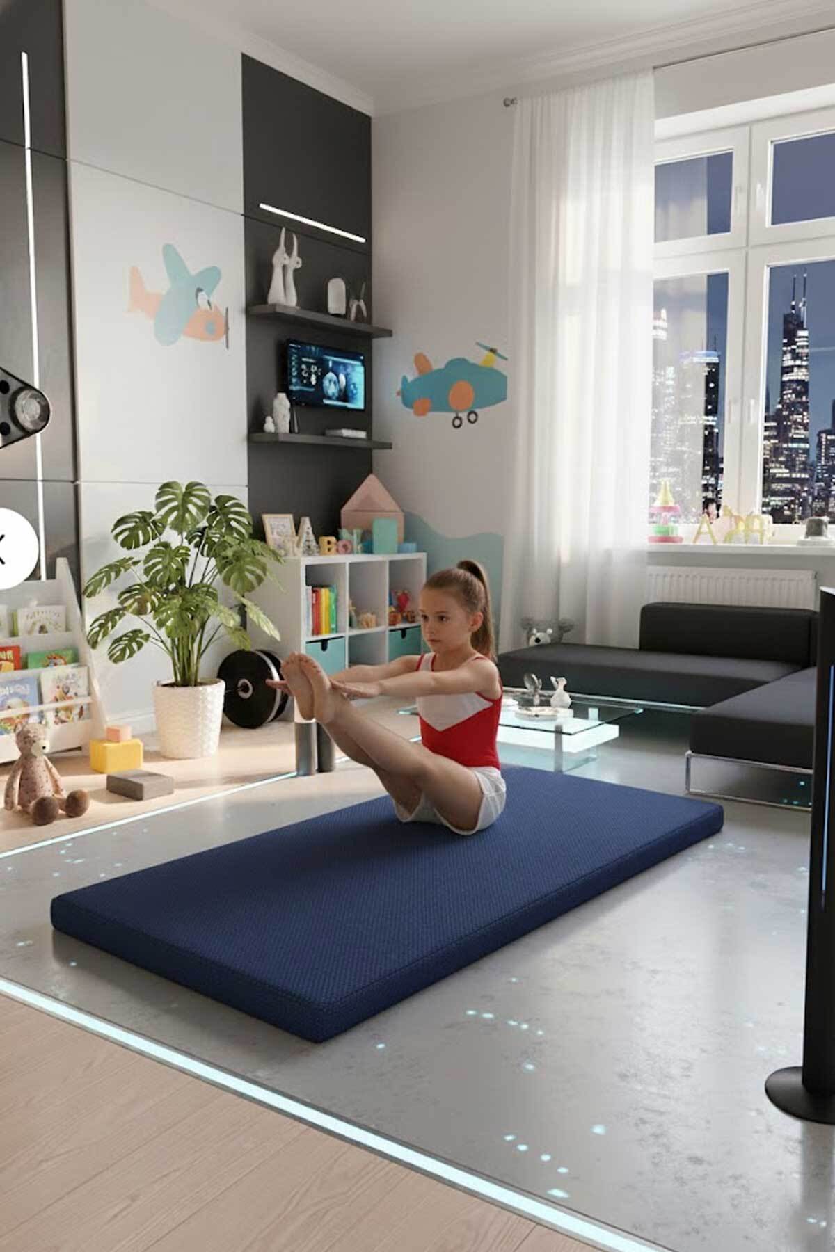 RevuBaby Çocuk Jimnastik Minderi 60x120x5 Cm 600 Denye Sıvı Geçirmez Kumaş Kaydırmmaz Yıkanabilir fotoğrafı 3 (önizleme)